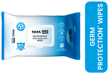 Tata 1mg Multipurpose Germ Protection Wipes - 72