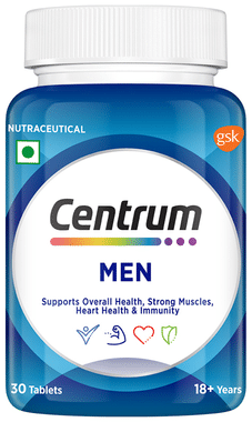 Centrum Men | Supports Overall Health (Veg) | World's No.1 Multivitamin