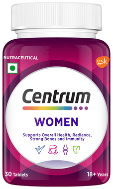 Centrum Women | Supports Overall Health (Veg) | World's No.1 Multivitamin