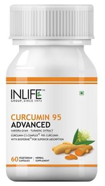 Inlife Curcumin C3 Complex (95% Curcuminoids)500 mg Turmeric with BioPerine